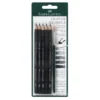 Akvarellgrafitpennor 5p+pensel