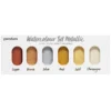 Akvarellset metallic guld
