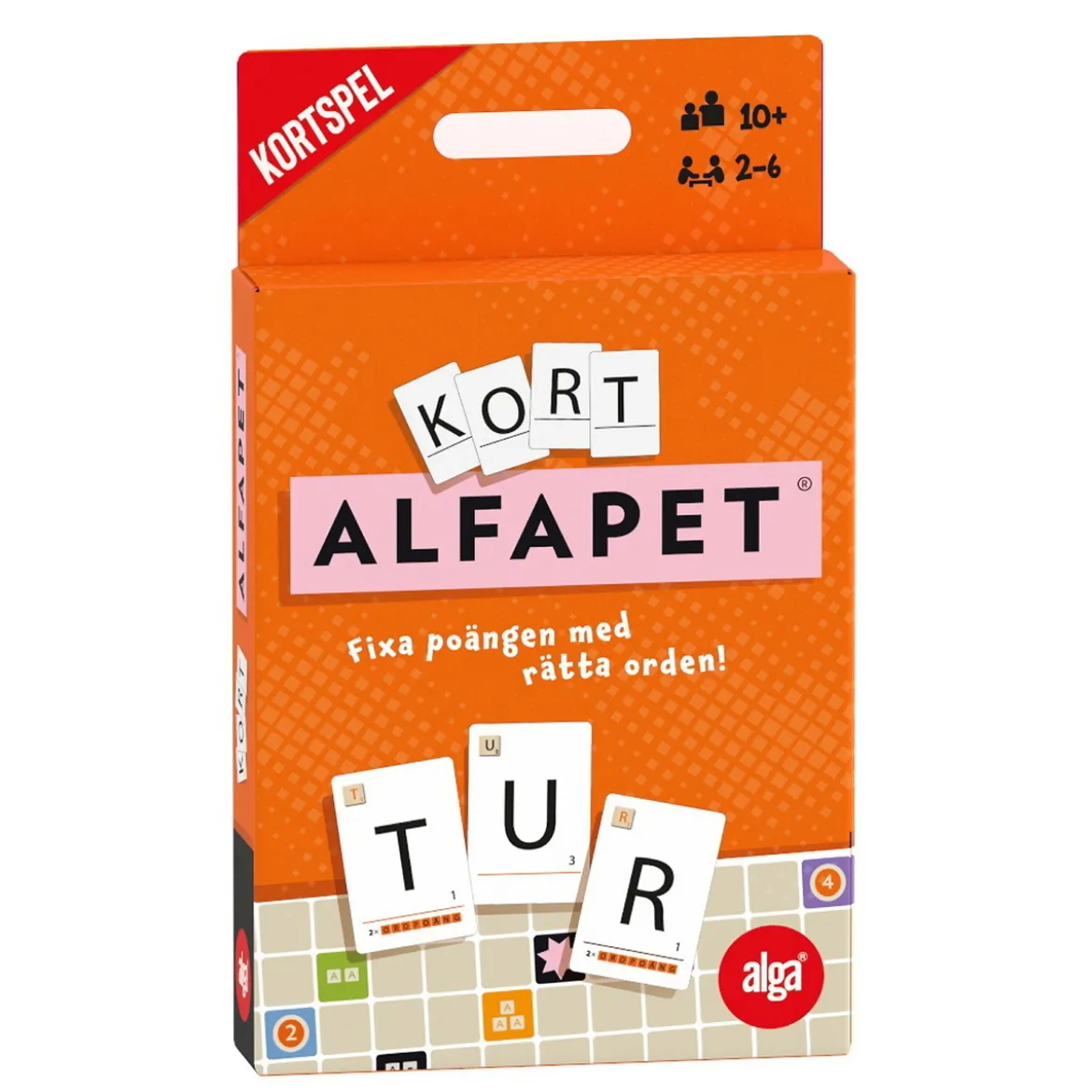 ALGA kortspel Alfapet, det perfekta spelet för att få ett stort ordförråd!