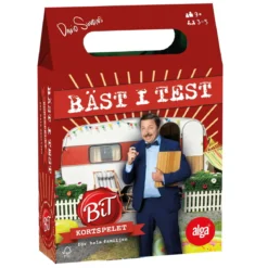 ALGA Kortspel Bäst i Test, en skrattfest för hela familjen
