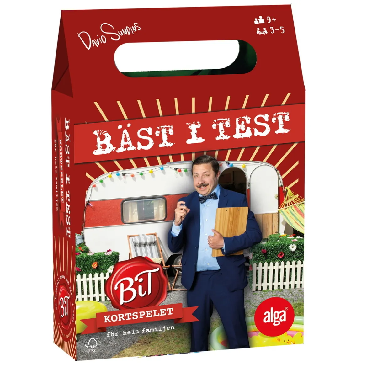 ALGA Kortspel Bäst i Test, en skrattfest för hela familjen