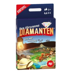 ALGA kortspel Den försvunna diamanten, nyversion av det klassiska brädspelet
