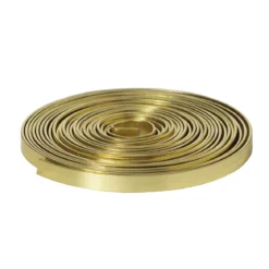Aluminiumband mässingsfärgat, längd 3 meter, bredd 5 mm
