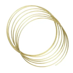 Aluminiumtråd mässingsfärgad, längd 3 meter, Ø2,5 mm