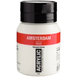 Amsterdam Acrylic akrylfärg 500 ml Titanium White 105