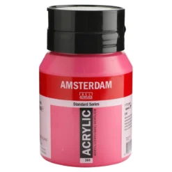 Amsterdam Acrylic akrylfärg 500 ml Quinacridone Rose 366