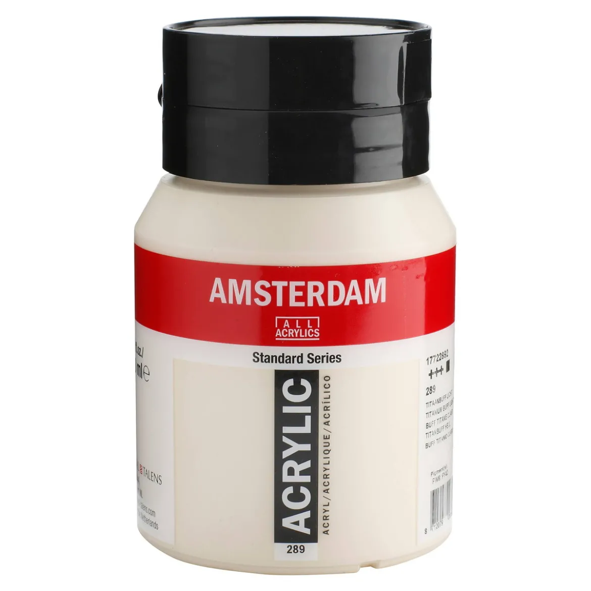 Amsterdam Acrylic akrylfärg 500 ml Buff Titanium Light 289