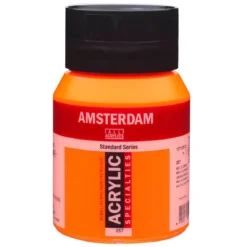Amsterdam Acrylic akrylfärg 500 ml Reflex Orange 257 UV, UV-färg