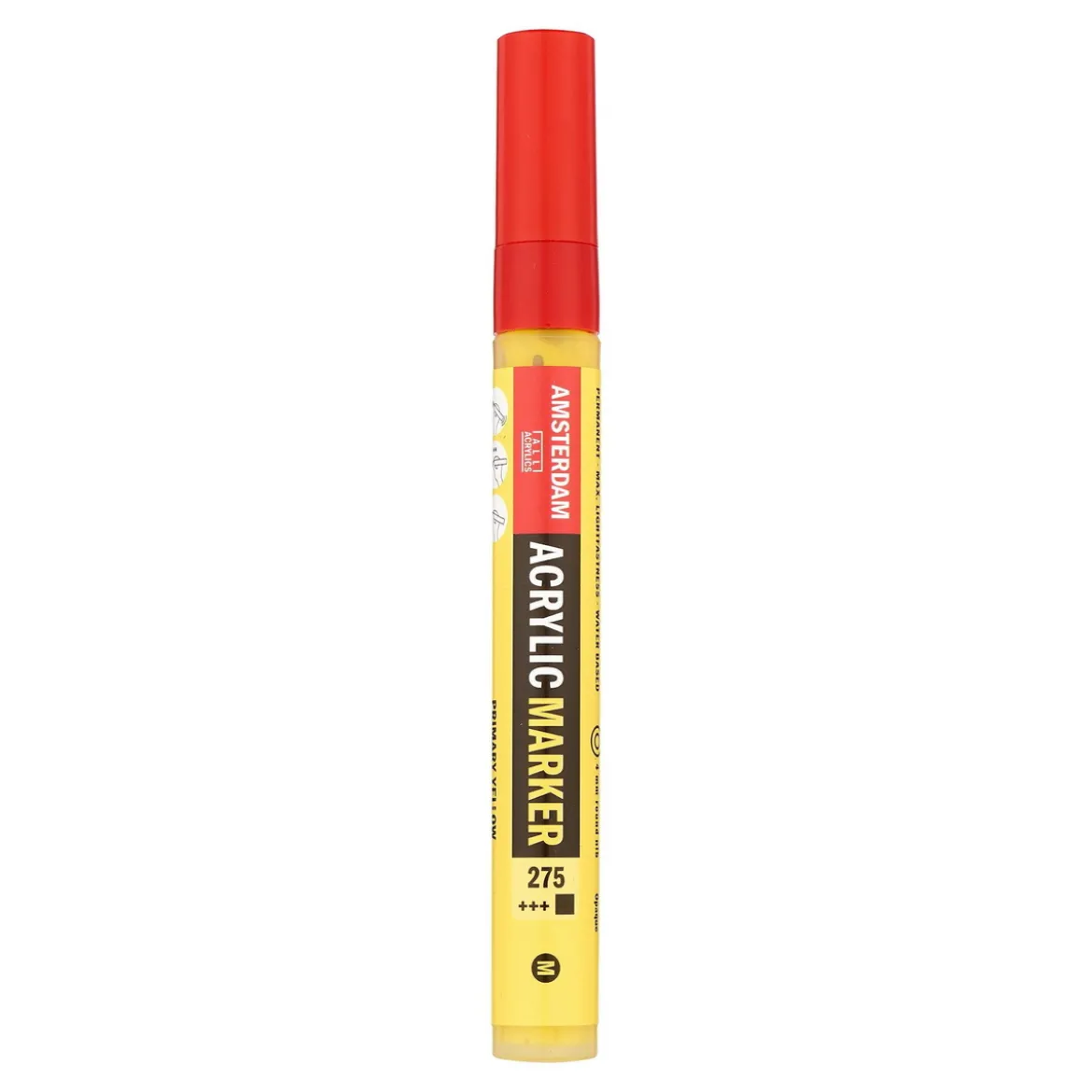 Amsterdam akrylmarker 4 mm Primary Yellow - 275