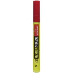 Amsterdam akrylmarker 4 mm Reflex Yellow - 256 – UV, UV-färg