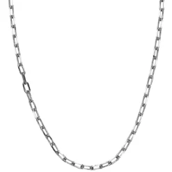 Ankarkedja 1 m – mässing, pläterad med 925 sterling silver