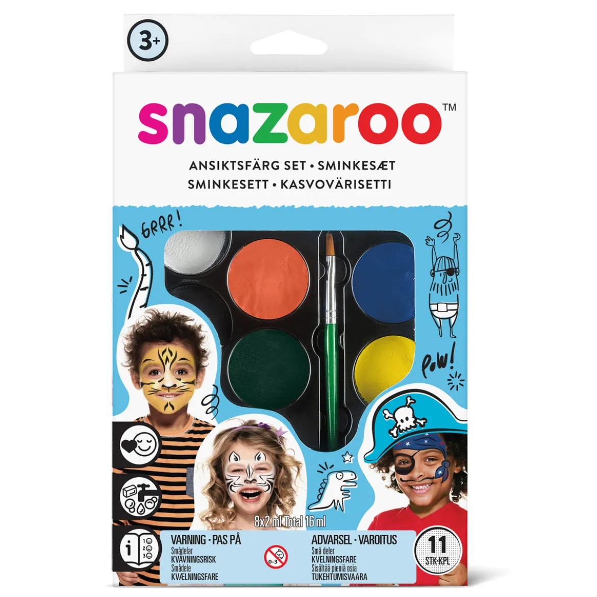 Ansiktsfärg Adventure kit