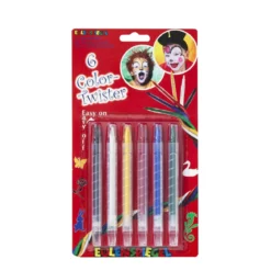 Ansiktskritor twisters 6 st