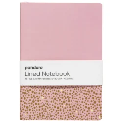 Anteckningsbok A5 (148×210 mm), 80 linjerade ark, 80 g/m²