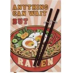 Anteckningsbok Ramen A5, en kawaii skrivbok med 80 linjerade ark, 80 g/m²