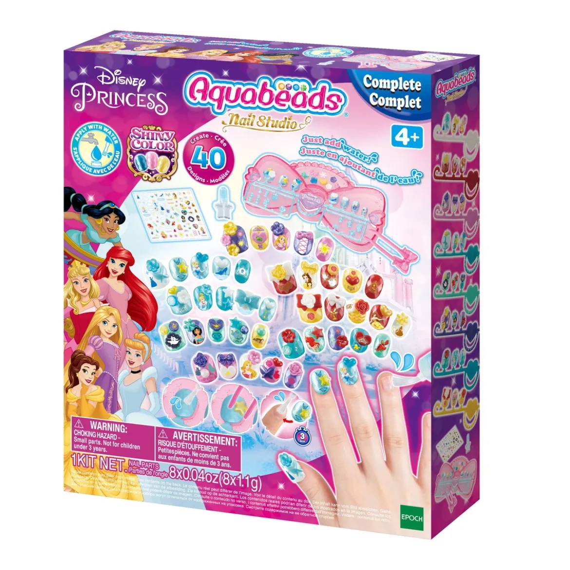 Aquabeads Disney Princess Nail Studio - din egen nagelsalong