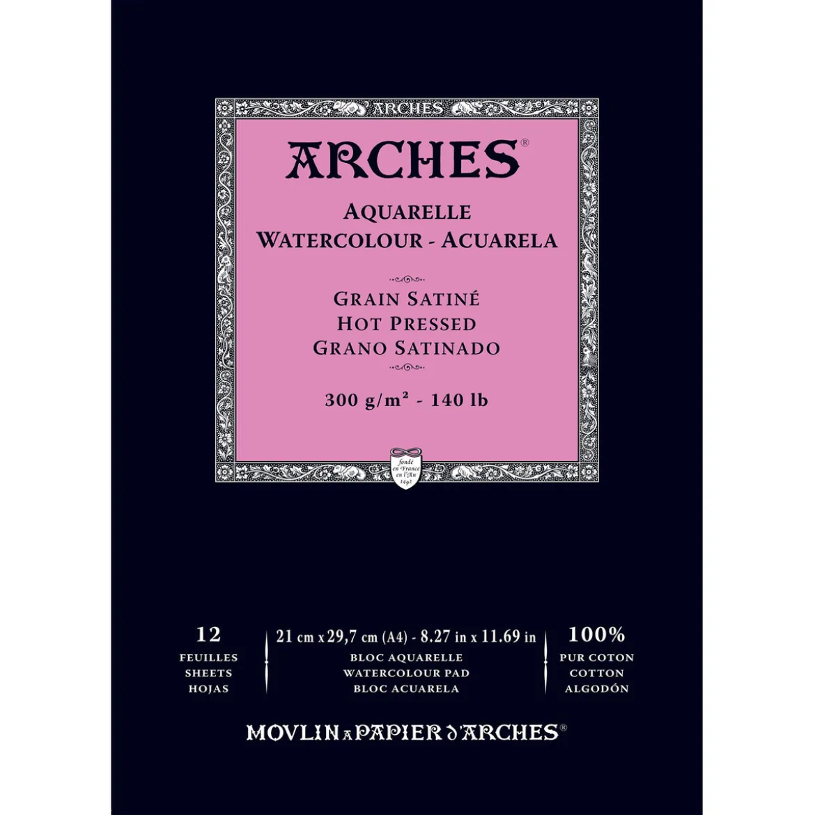 Arches akv.block GS A4 300g