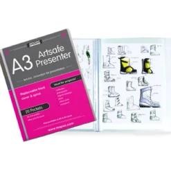 Artsafe plastficksmapp A3