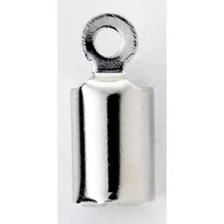 Avslutningshylsa 4 mm silverf.