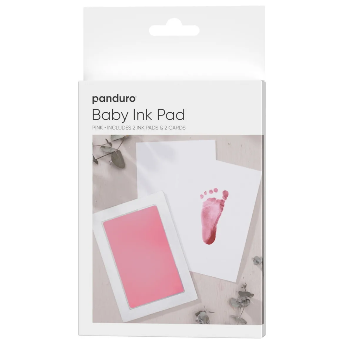Baby Ink Pad rosa, skapa ett vacker fot- eller handavtryck från din baby!