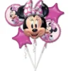 Ballongbukett Mimmi – 53×66 cm stor Mimmi Mus och 4 mindre ballonger