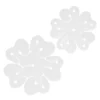 Ballongclip blomma 6 st. Skapa vackra blommor av ballonger! Ø6 cm / Ø8 cm
