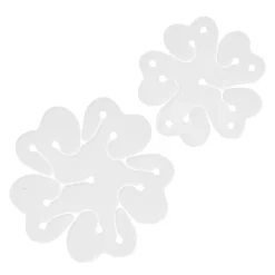 Ballongclip blomma 6 st. Skapa vackra blommor av ballonger! Ø6 cm / Ø8 cm
