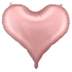 Ballong 61×53 cm – rosa hjärta, perfekt för alla hjärtans dag & valentines