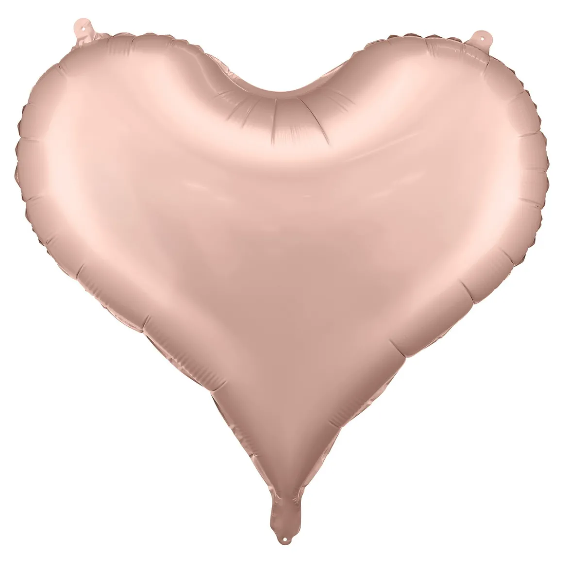 Ballong 61×53 cm – roséfärgat hjärta, perfekt för alla hjärtans dag & valentines
