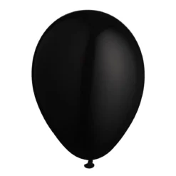 Ballonger Ø26cm svart 12st