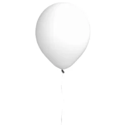 Ballonger Ø26cm vit 12st