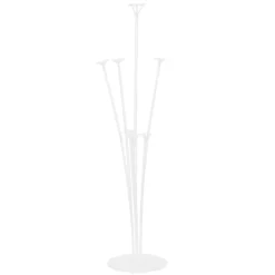 Ballongstativ, ballongställ av transparent plast, 7 spröt, total höjd 72 cm