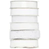 Bandmix i vitt, 12 mm breda och 2 meter långa – 6-pack