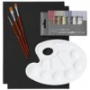 Beginners Acrylic Metallic Paint Kit, allt för nybörjaren som vill börja måla med akrylfärg
