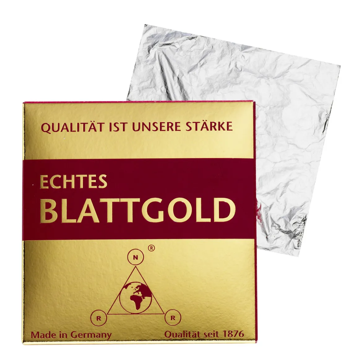 Bladsilver, block med 25 ark à 95×95 mm
