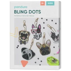 Bling Dots Kit, pärla 5 galet söta och roliga hundar!