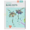 Bling Dots Kit, pärla 2 vackra nattfjärilar med gnistrande pärlsvansar!