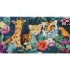 Bling Dots tigerdjungel, diamond painting för barn 8+ år – tigrar och en giraff 40×20 cm