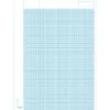 Block med millimeterrutor i blått för ritningar m.m. A4 – 210x297 mm, 50 ark