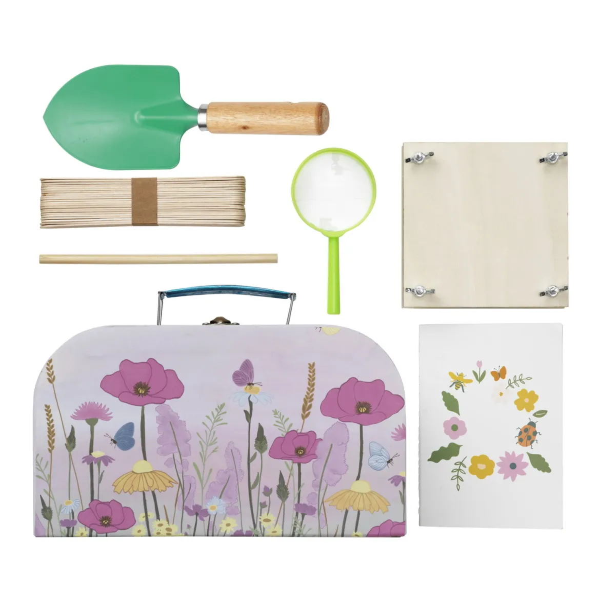 Bloom & Bug Explorer Kit, utforska naturen, pressa blommor och så egna växter!