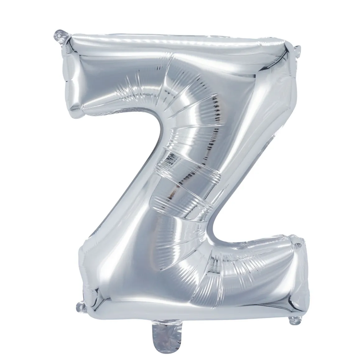 Bokstavsballong Z silver 32 cm