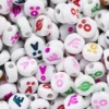 Bokstavspärlor 100-pack med färgade bokstäver – Å, Ä, Ö, Æ, Ø