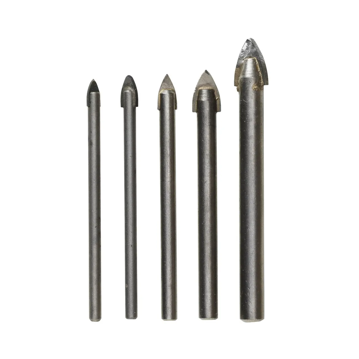 Borr, keramikborr för keramik och lergods, 5 st. Ø4, 5, 6, 8 och 10 mm