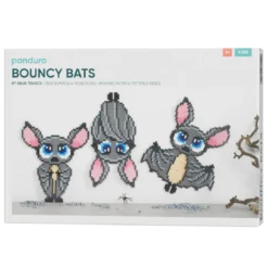Bouncy Bats by Anja Takacs, pärla tre söta fladdermöss till Halloween! L. 25–27 cm