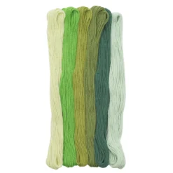 Broderigarn grön 6 st/8 m