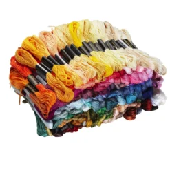 Broderigarn 250-pack – 250 nystan, 250 färger! Längd 8 meter