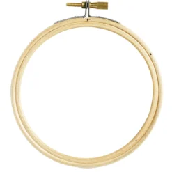 Broderiring trä Ø 10 cm