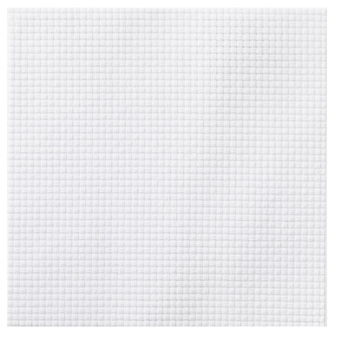 Broderiväv 2,4 48x42 cm vit