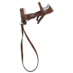 Brunt ergonomiskt träns med tyglar till käpphäst och hobby horse
