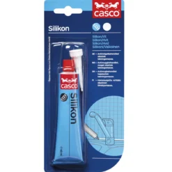 Byggsilikon Casco 40ml Vit